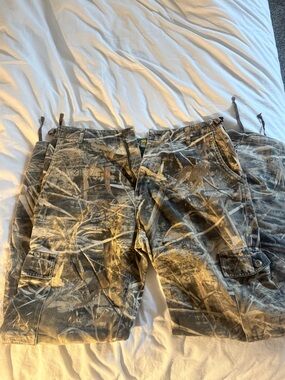 Camouflage Cargo pants Realtree-Style unisex adjustable